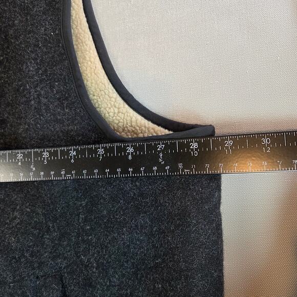 Woolrich Men’s 2XL Gray Wool Blend Sherpa Lined Full Zip Vest - Picture 11 of 11